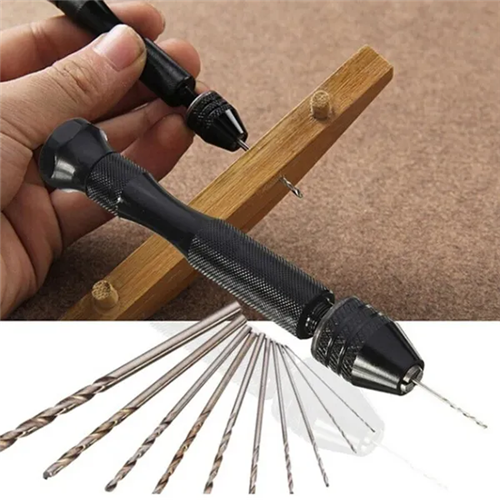 Mini Rotary Tools Aluminum Hand Drill Set 2