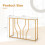 Costway 110cm Modern Console Table Faux Marble Narrow Entryway Table Accent Desk 3