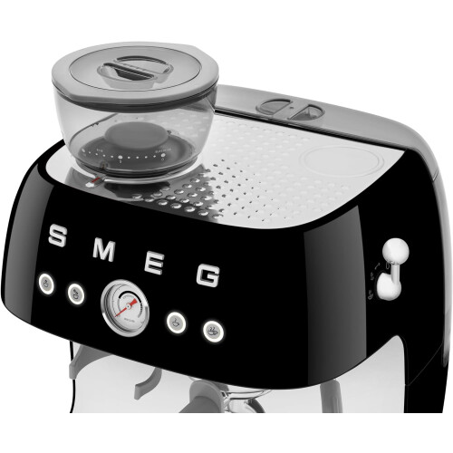 Smeg Smeg EGF03BLUK Espresso Coffee Machine with Grinder, 20 Bar Pump 2