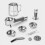 Smeg Smeg EGF03BLUK Espresso Coffee Machine with Grinder, 20 Bar Pump 6