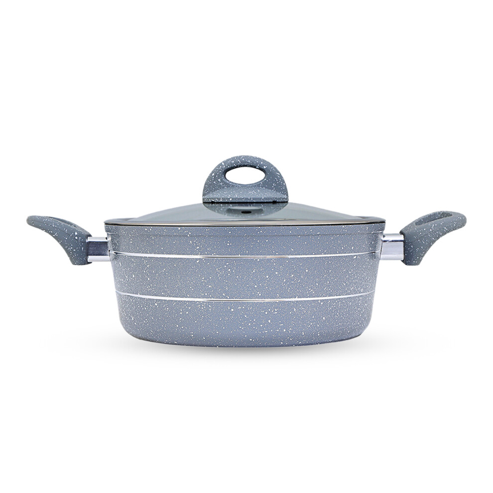 (26) Royalford Nonstick Casserole with Glass Lid HotPot