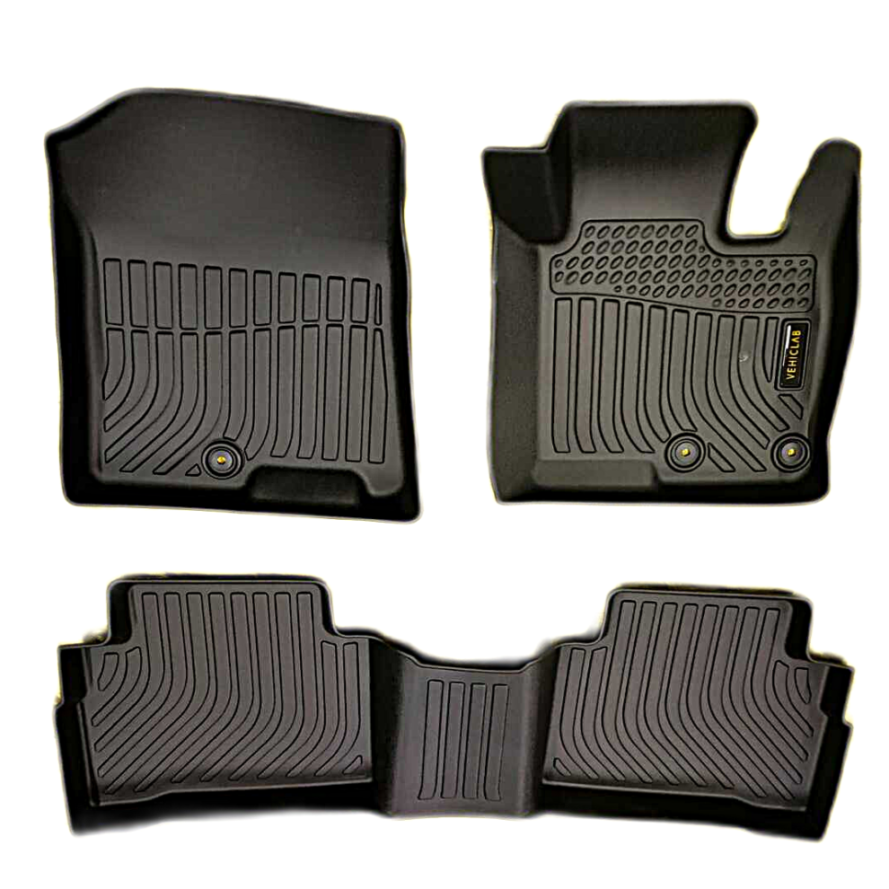 Kia Sportage 2022+ Non-Hybrid All-Weather 3D/5D Moulded Tpe Car Mats - Full Footwell Protection, Non-Slip, Easy Clean 5044282588530