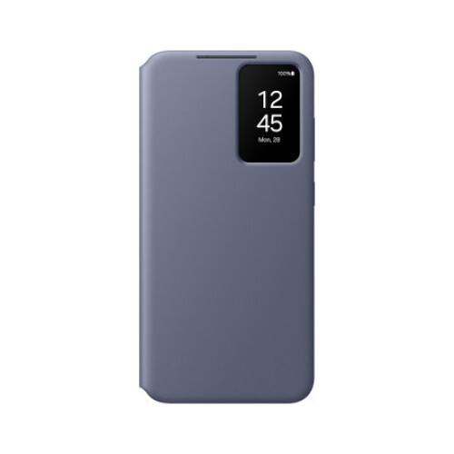 Samsung Samsung Smart View Wallet Case für Samsung Galaxy S24 Lavendelgrau
