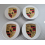 4pcs Porsche Wheel Centre Caps 76mm Silver 1