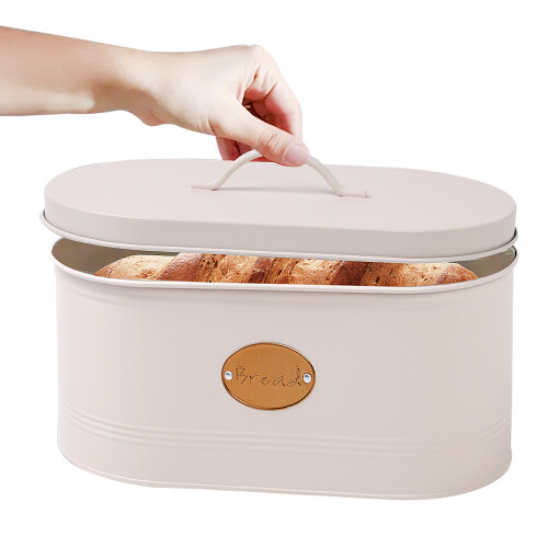 Daniel James Cream Bread Bin Container Large Kitchen Food Storage 2