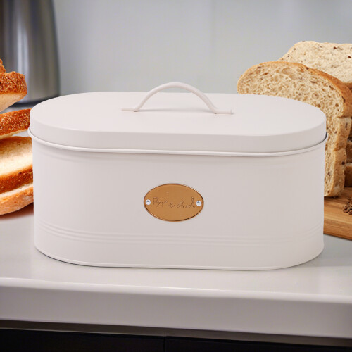 Daniel James Cream Bread Bin Container Large Kitchen Food Storage 1