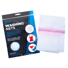 (2 Washing Nets (1 Pack)) Wash Bag for Washing Machine, Washing Nets Zip Up