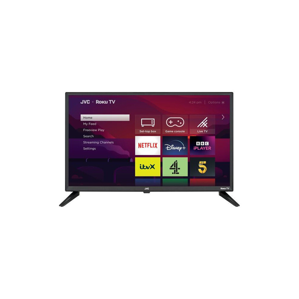 JVC LT-24CR230 Roku TV 24" Smart HD Ready HDR LED TV