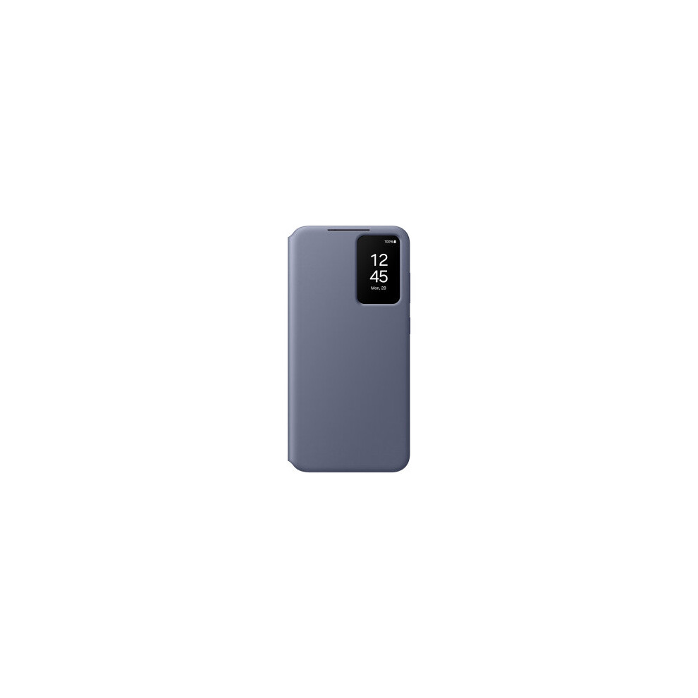 Genuine / Official Samsung Galaxy S24+ Plus Smart View Wallet Case - Violet - Image 4
