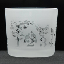 Tea Light Candle Holder Glass Votive Home Decor Novelty Christmas