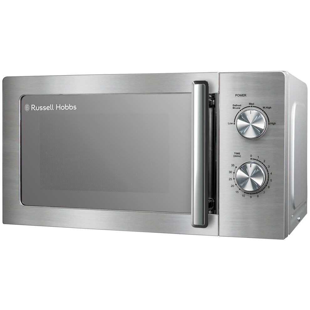 Russell Hobbs Manual Microwave 20L 800W Stainless Steel RHMM827SS