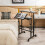 Casart Standing Desk W/ Wheels Flip-over Desktop Height Adjustable Overbed Table 3
