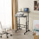 Casart Standing Desk W/ Wheels Flip-over Desktop Height Adjustable Overbed Table 5