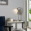 Litecraft Barcelona Satin Nickel Table Lamp 2