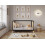 (Anthracite / Pine) Alexander | Cot Bed 140x70cm 6