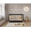 (Anthracite / Pine) Alexander | Cot Bed 140x70cm 1