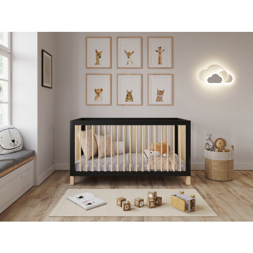 (Anthracite / Pine) Alexander | Cot Bed 140x70cm