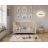 (White / Sunset Pine) Alexander | Cot Bed 140x70cm 4