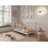 (White / Sunset Pine) Alexander | Cot Bed 140x70cm 7
