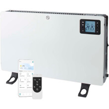 SmartLife Konvektionsheizung | Wi-Fi | 2000 W | 3 Heizstufen | LCD | 5 - 37 C | Einstellbarer Thermostat | Weiß