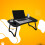 AAMEN Laptop Folding Table with Cup Holder, Laptop Tray For Small Desk 2