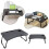 AAMEN Laptop Folding Table with Cup Holder, Laptop Tray For Small Desk 7