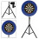 MISSION Darts Set with Stand - Mission Samurai 2 Dartboard + Blue Surround 1