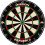 MISSION Darts Set with Stand - Mission Samurai 2 Dartboard + Blue Surround 2