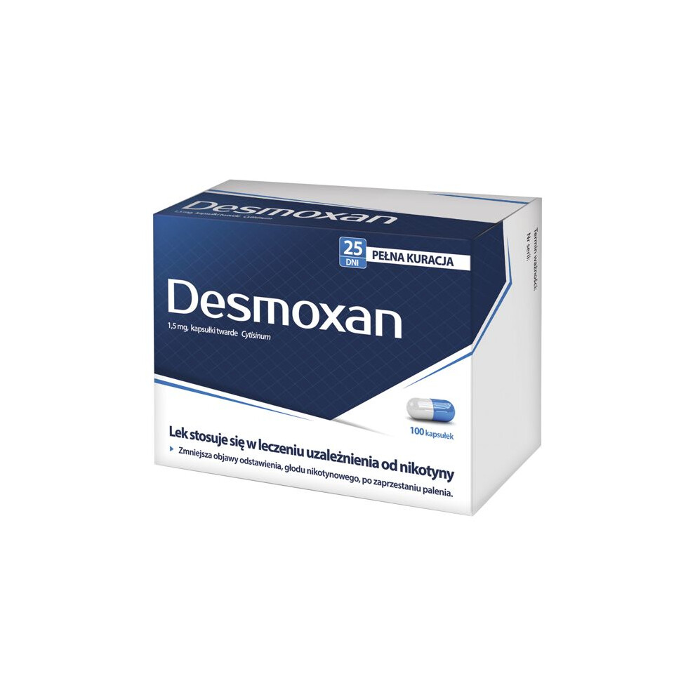 DESMOXAN 100 tabs. Nicorette NiQuitin SMOKING CESSATION FOR 25 DAYS