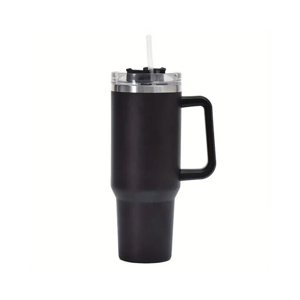 40oz Tumbler with Straw and Lid Stainless Steel Vacuum Insulated Cup 