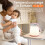 Night Light Dimmable Bedside Table Lamp with Alarm Clock, Time and Temperature Display, Timing and Remote Control 10