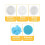 5 Heads Electric Rechargeable Body Brush Long Handle Bath Shower Back Scrubber 2