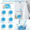 5 Heads Electric Rechargeable Body Brush Long Handle Bath Shower Back Scrubber 3