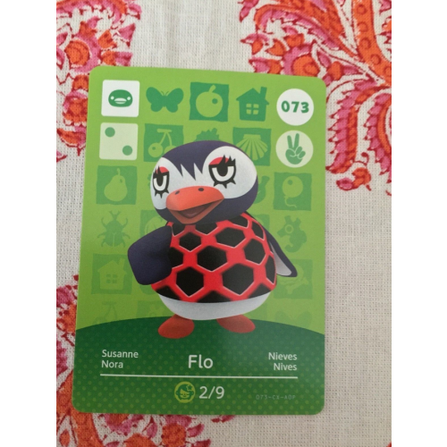 Animal Crossing Amiibo Cards ~073 Flo