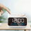 FM Radio Alarm Clock Voice-activated LED Digital 5