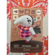 Animal Crossing Amiibo Cards ~083 Annalisa