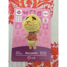 Animal Crossing Amiibo Cards ~084 Benjamin
