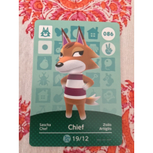 Animal Crossing Amiibo Cards ~086 Chief
