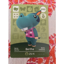 Animal Crossing Amiibo Cards ~093 Bertha