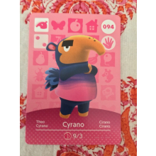 Animal Crossing Amiibo Cards ~094 Cyrano