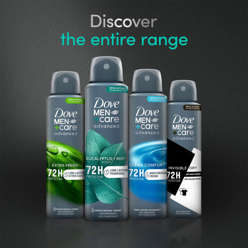 Dove Dove Men+Care Advanced AP Deodorant Spray Eucalyptus + Mint, 6x200ml 2