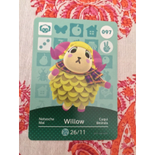 Animal Crossing Amiibo Card 097 Willow - Homemade, 1 of 448, Happy Home Designer, Nintendo Compatible