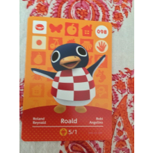 Animal Crossing Amiibo Cards ~098 Roald