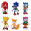 Sonic The Hedgehog 6Pcs Sonic the Hedgehog Action Game Figure Παιχνίδι Συλλεκτικό Διακοσμητικό Δώρο 1