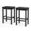 Casart Set of 2 Kitchen Counter Height Bar Stool Padded Seat W/ Footrest 1