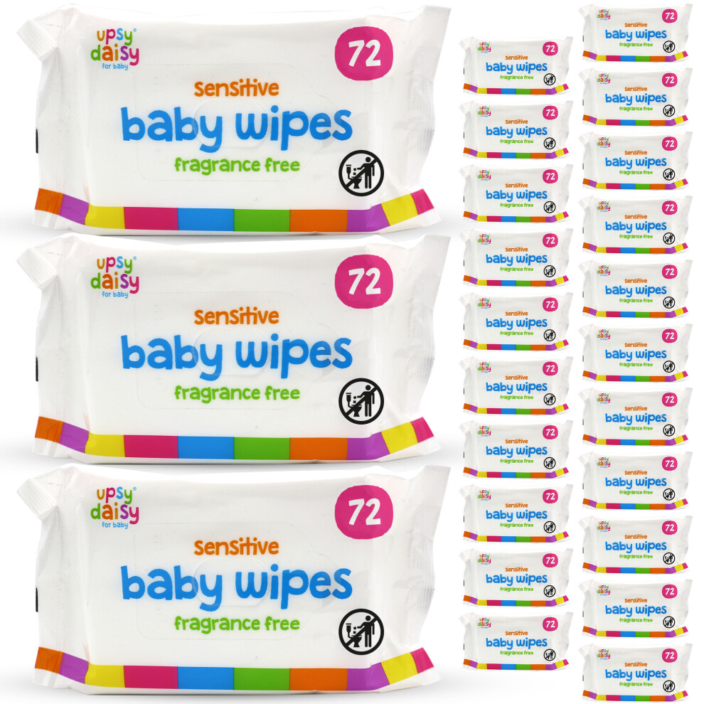 Sensitive Baby Wipes 1,728pk (24 x 72pk)