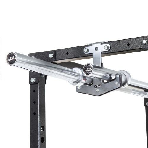 GYM MASTER GM1 Power Rack Mounted Barbell Storage Hook Anchor Holder 2