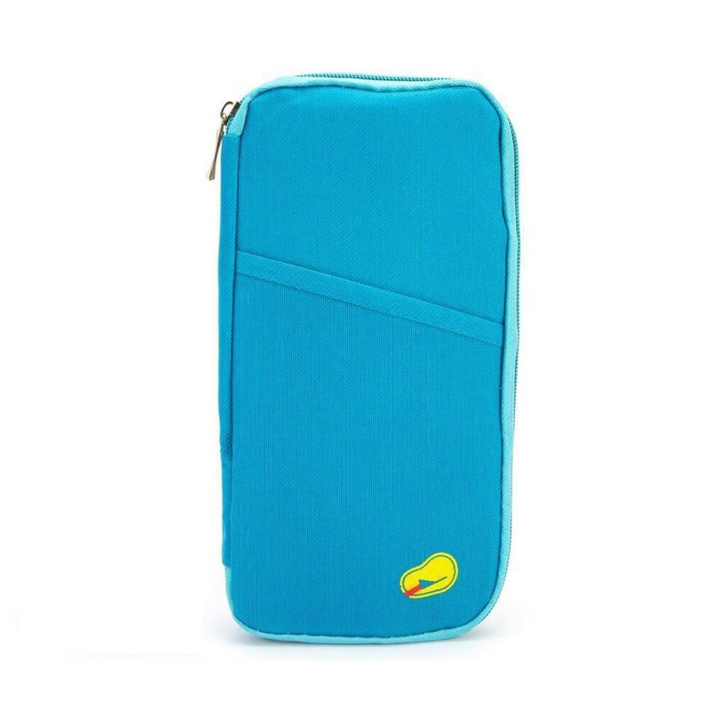 Travel Document and Passport Holders With a Zip-Up Design, Blue-image-OPC-PDH79RQ-NEW