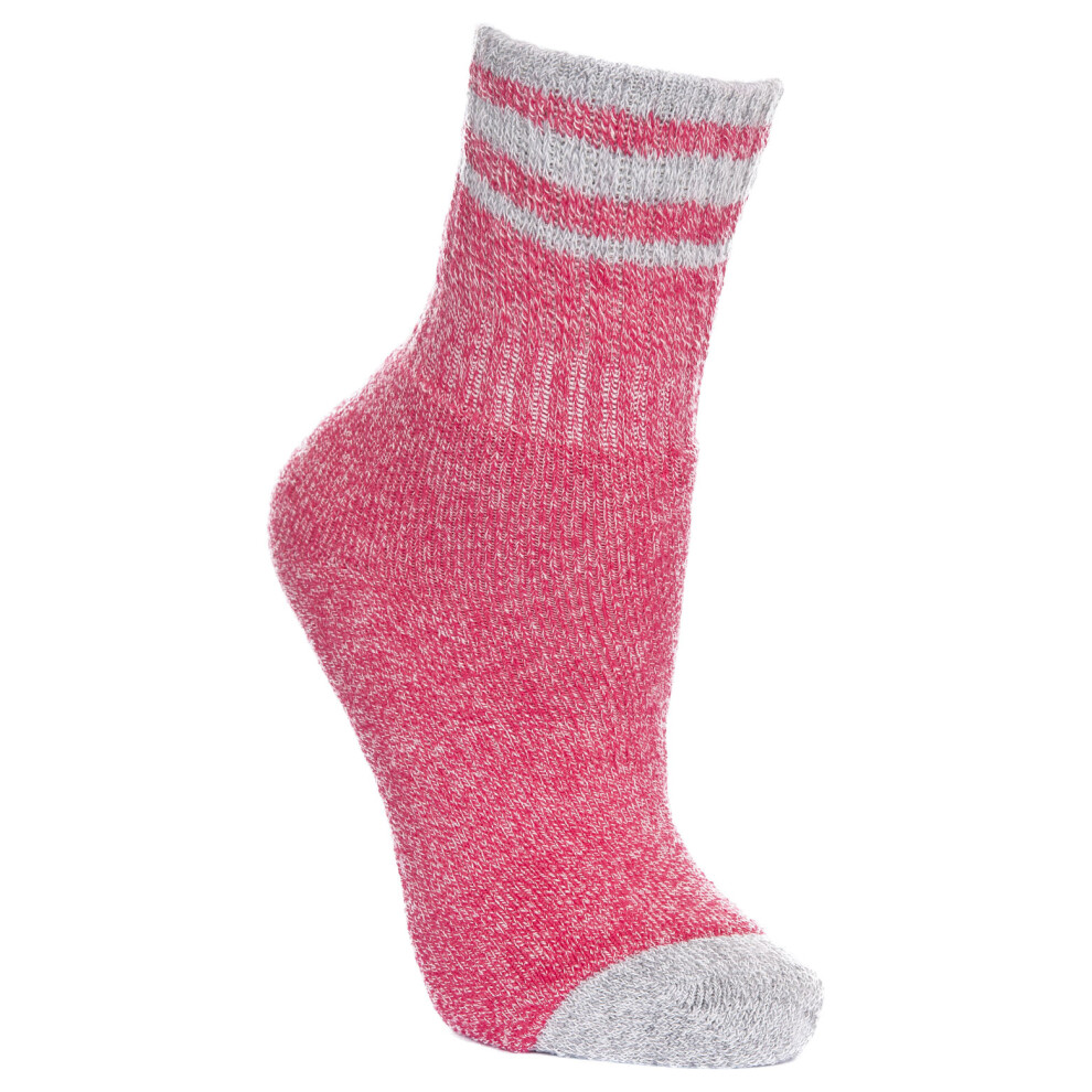 (12/3, Raspberry Marl) Trespass Vic Kids Walking Hiking Socks