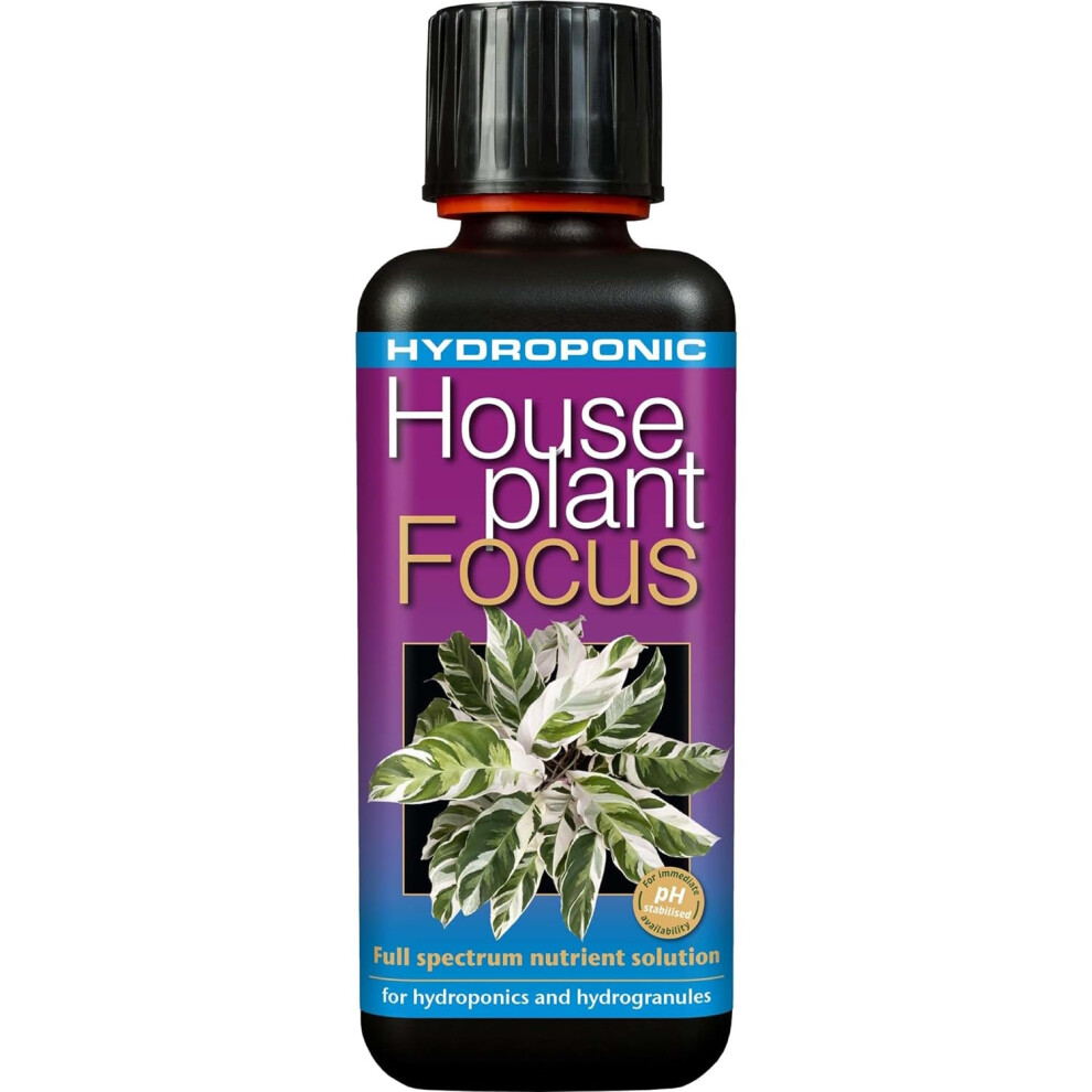 Growth Technology House Plant Fertiliser Hydroponic Food Feed Indoor Grow Liquid 300Ml